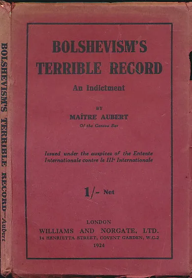 Bolshevism s Terrible Record