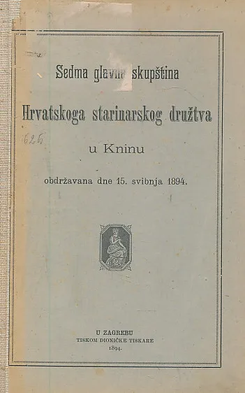 Sedma glavna skupština Hrvatskoga starinarskog družtva u Kninu