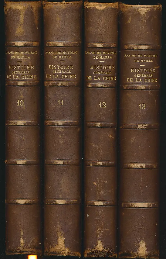 Histoire Générale de la Chine 10-11-12-13 vol.