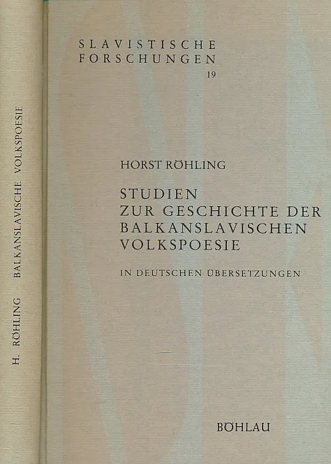 Studien zur Geschichte der balkanslavischen Volkspoesie
