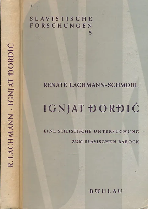 Ignjat Đorđić : Eine stilistische untersuchung zum slavischen barock