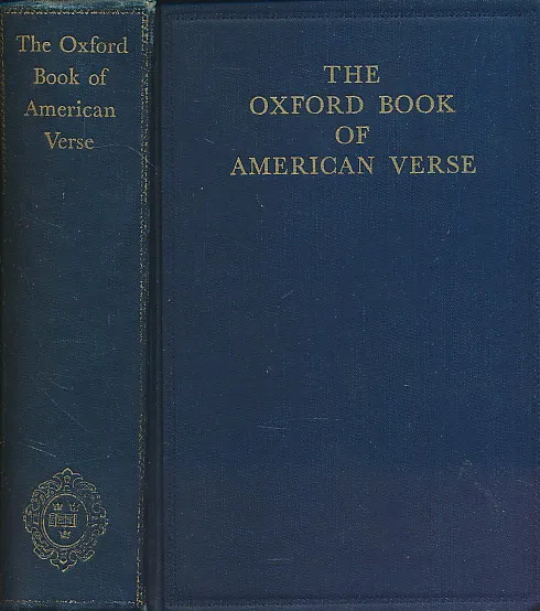 The Oxford Book of American Vers