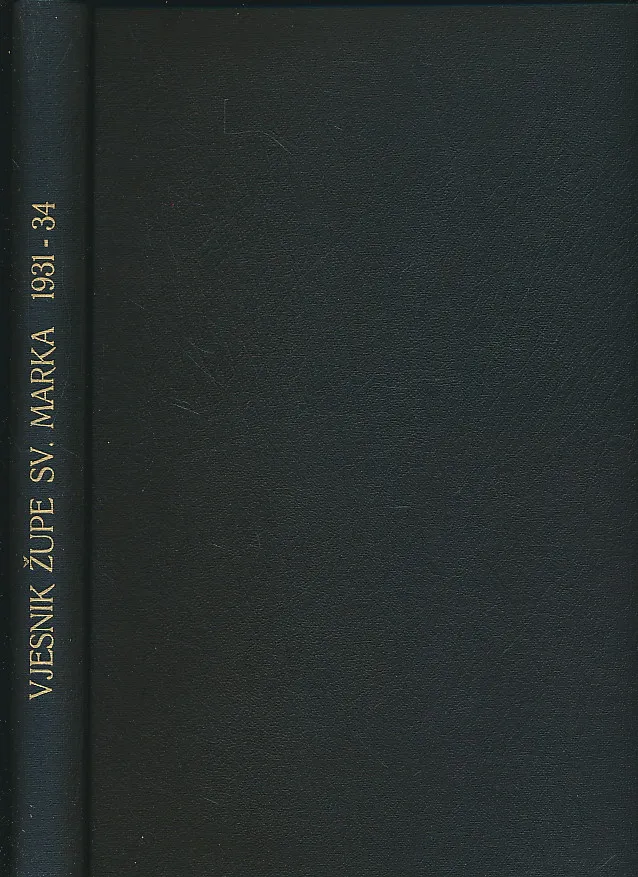 Vjesnik župe sv. Marka 1931-33