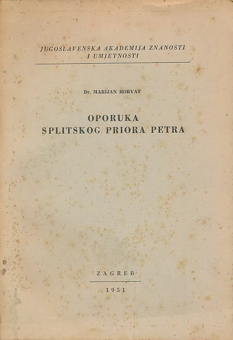 OPORUKA SPLITSKOG PRIORA PETRA