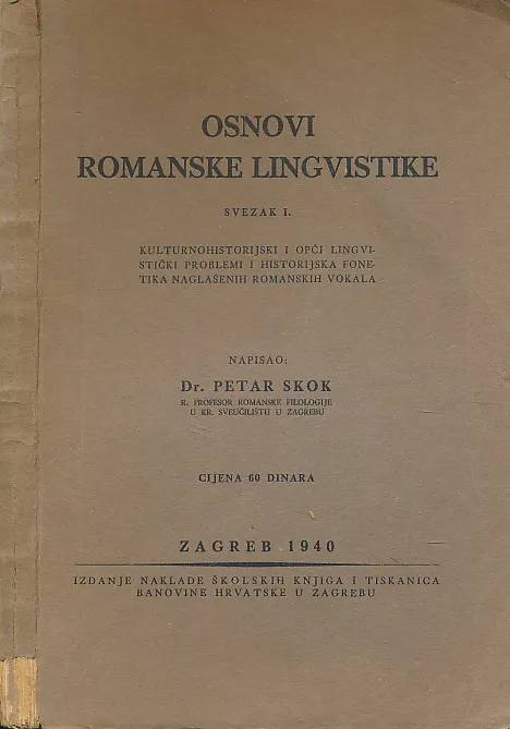 Osnovi romanske lingvistike sv. I