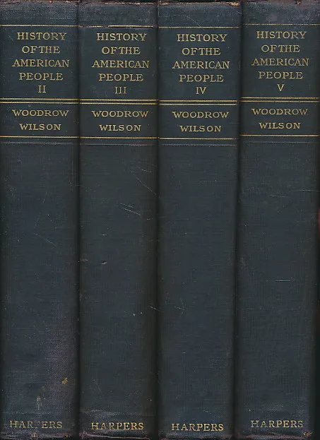 A History of the American People vol. II, III, IV, V