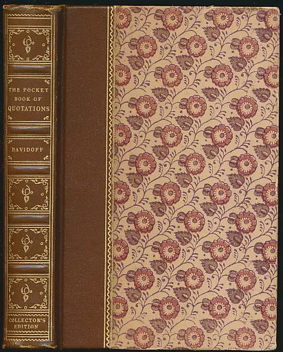 THE POCKET BOOK OF QUOTATIONS: COLLECTOR'S EDITION