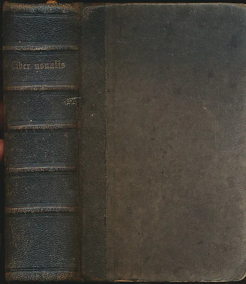 Liber usualis (No 780) Missae et Officii pro Dominicis et Festis cum canto gregoriano. Ex Editione Vaticana Adamussim Excerpto