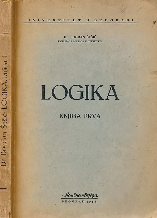Logika, knjiga prva