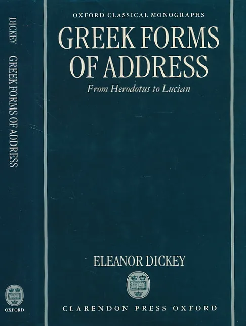 Greek Forms of Address