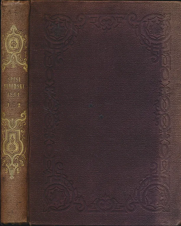 Spisi saborski sabora Kraljevinah Dalmacije, Hrvatske i Slavonije od god. 1861. Svezak I-II.