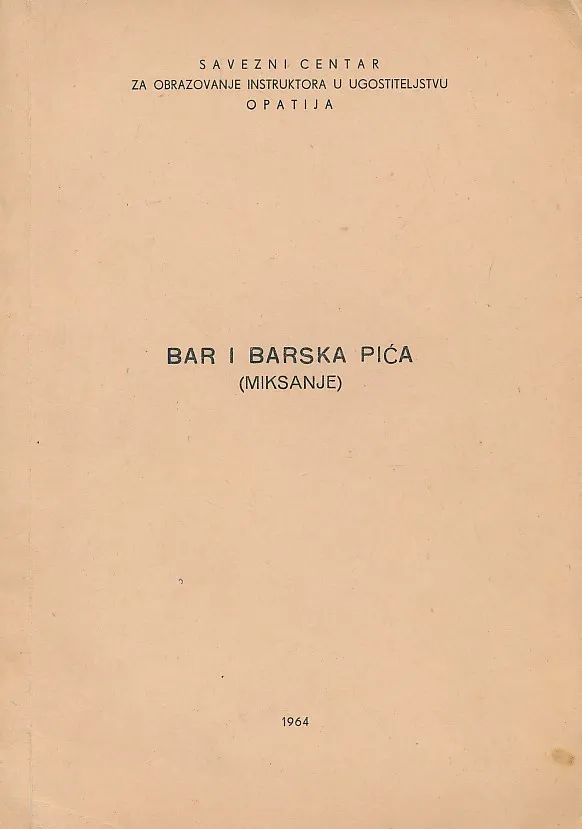 Bar i barska pića (miksanje)
