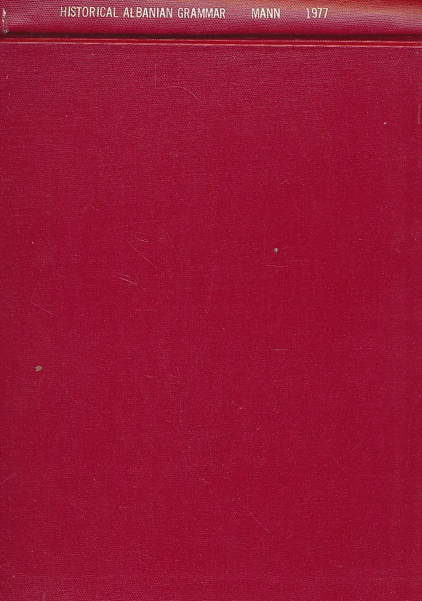 An Albanian Historical Grammar