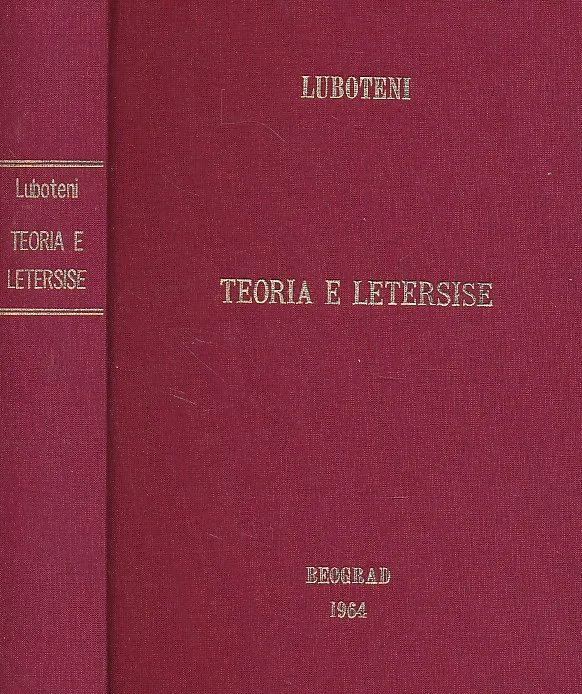 Teoria e letersise për shkollat e mesme