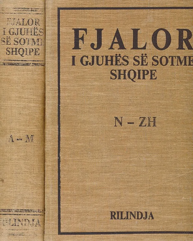 Fjalor i gjuhës së sotme shqipe A-ZH (1-2)