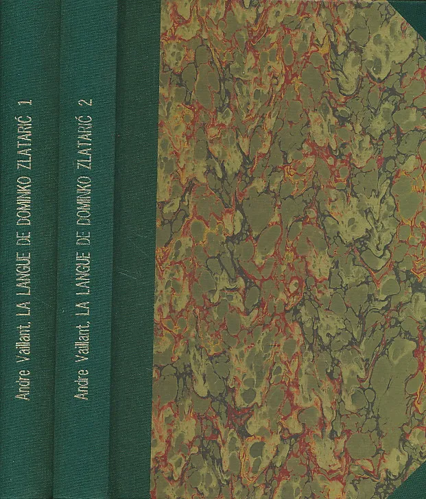 La langue de Dominko Zlatarić. 1-2, Phonétique - Morphologie
