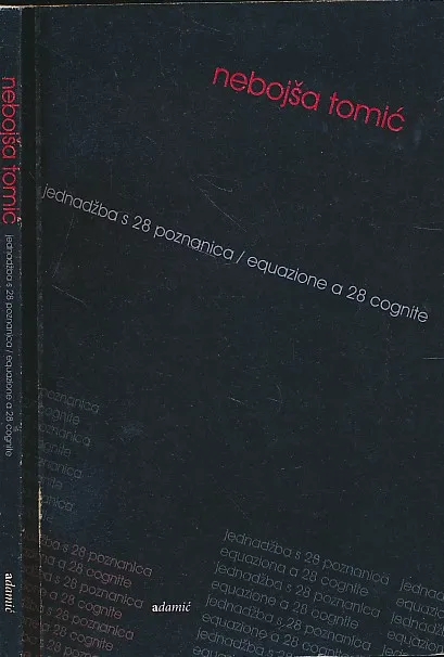 Jednadžba s 28 poznanica / equazione a 28 cognite