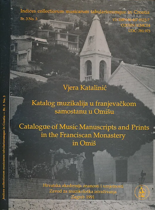 Katalog muzikalija u franjevačkom samostanu u Omišu