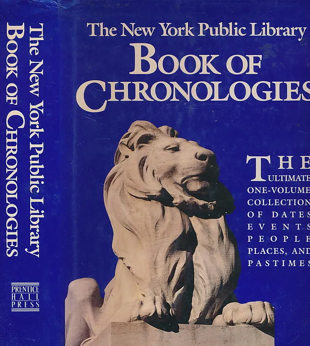 New York Public Library Book of Chronologies