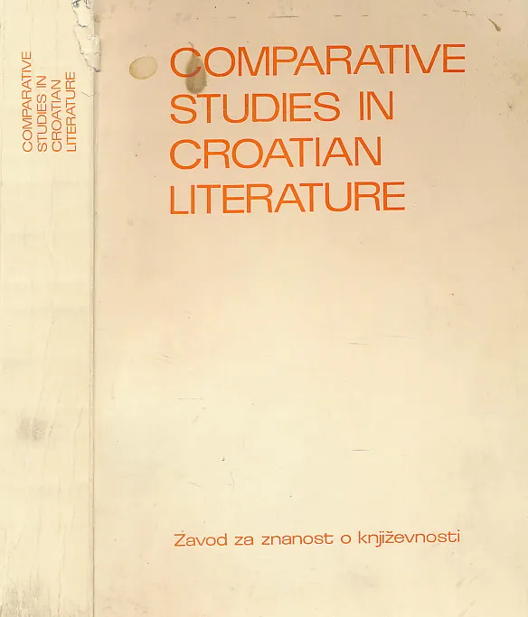 Comparative studies in croatian literature