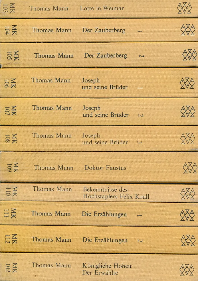 Thomas Mann Werke 1-11