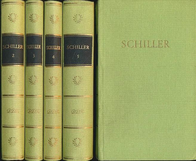 Schillers Werke in fünf Bänden (1-5)