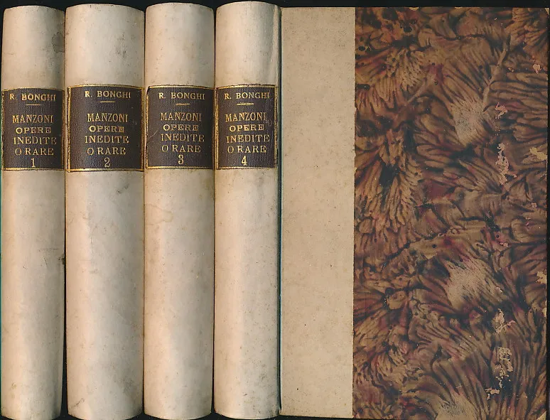 Opere inedite o rare di Alessandro Manzoni I, II, III, IV.