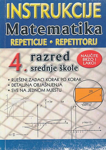 Instrukcije Matematika 4. razred srednje škole