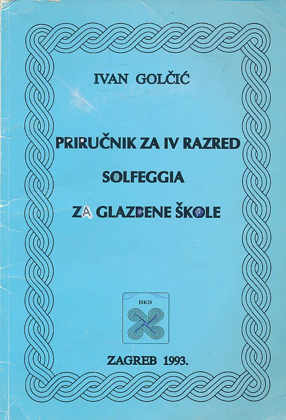 Priručnik za IV razred solfeggia za glazbene škole