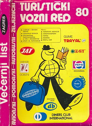 Turistički vozni red 1980