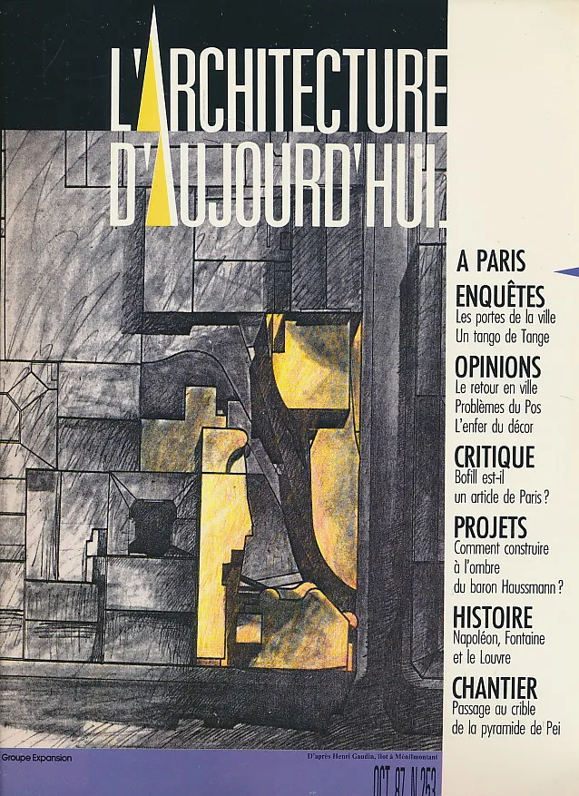 L architecture d Aujourd hui 253 1987