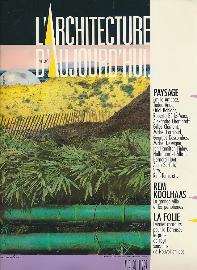 L architecture d Aujourd hui 262 1989