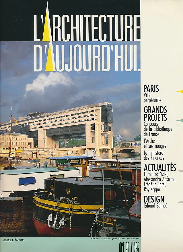 L architecture d Aujourd hui 265 1989