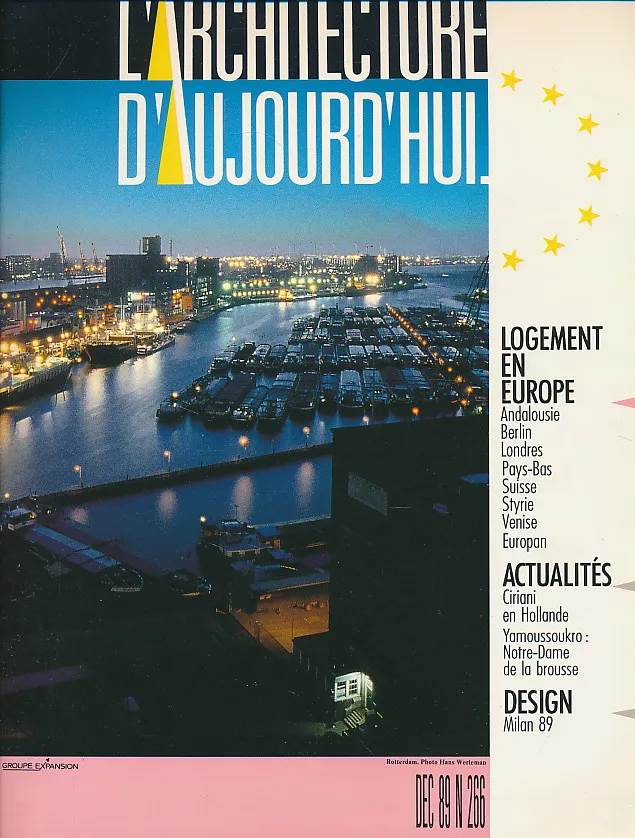 L architecture d Aujourd hui 266 1989
