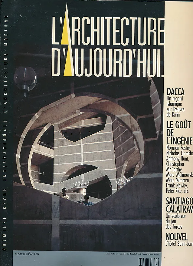 L architecture d Aujourd hui 267 1990