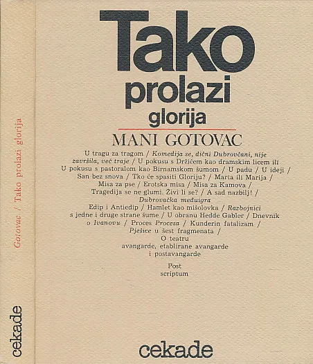 Tako prolazi glorija
