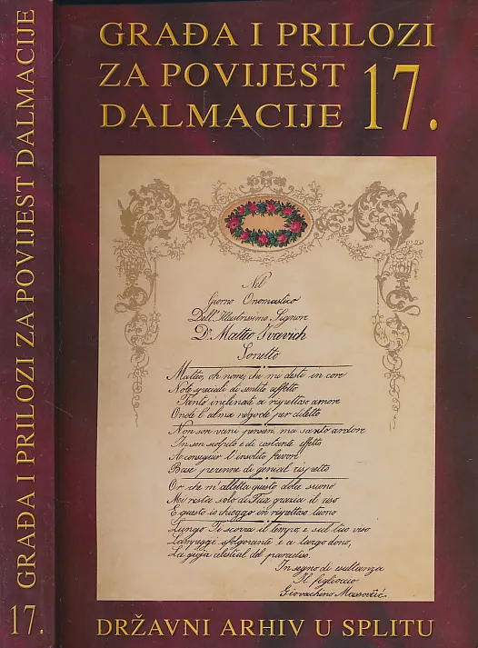 Građa i prilozi za povijest Dalmacije 17/2001