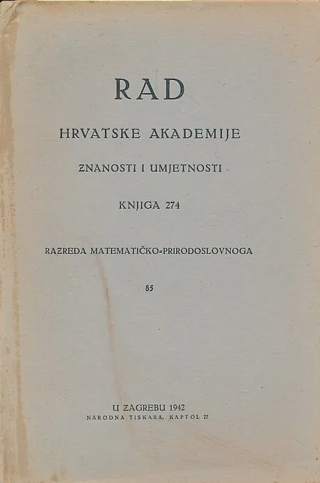 Rad HAZU 274/1942
