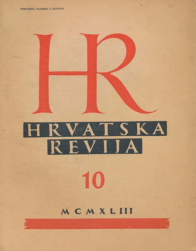 Hrvatska revija 10/1943