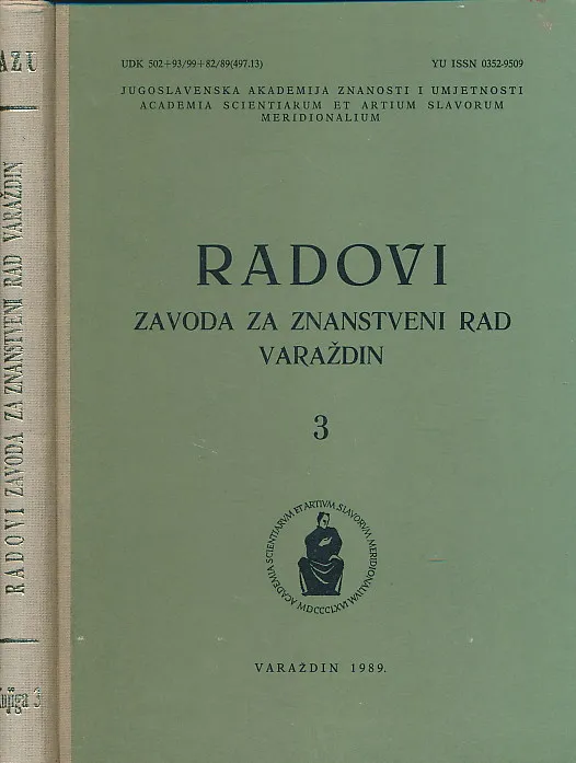 Radovi Zavoda za znanstveni rad Varaždin 3/1989