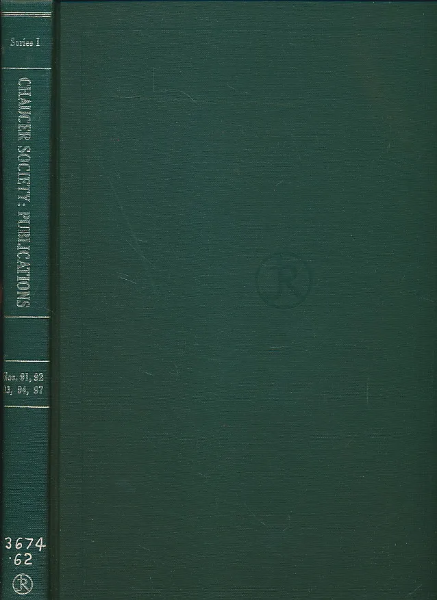 Specimens of all the accessible unprinted manuscripts of the Canterbury tales