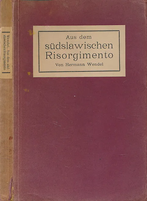 Aus dem südslawischen Risorgimento