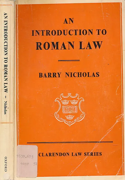 An introduction to Roman law