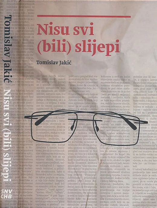 Nisu svi (bili) slijepi : odabrane kolumne