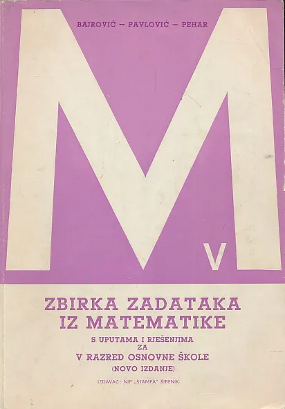 Zbirka zadataka iz matematike s uputama i rješenjima za 5. razred osnovne škole