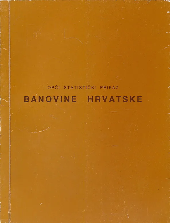 Opći statistički prikaz Banovine Hrvatske