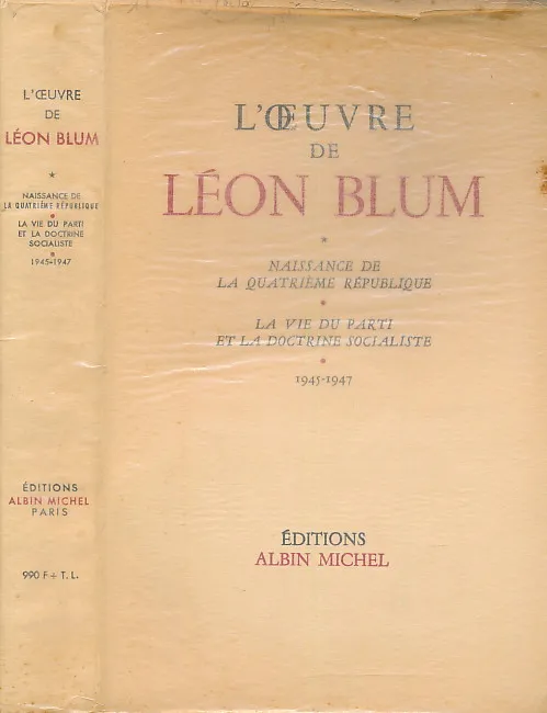L oeuvre de Léon Blum