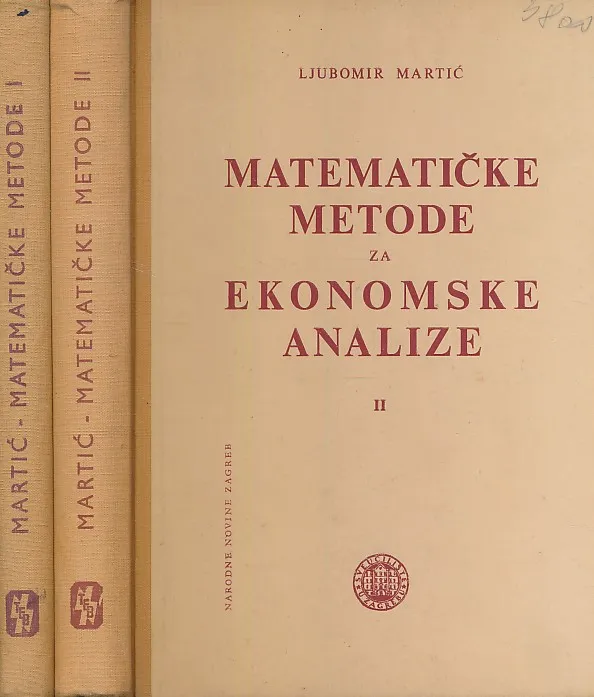 Matematičke metode za ekonomske analize 1-2