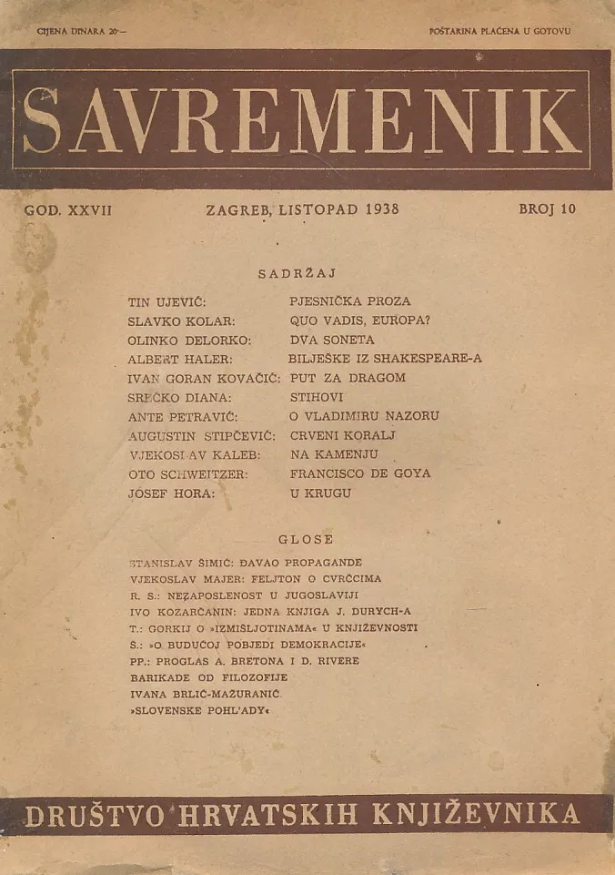 Savremenik 10/1938