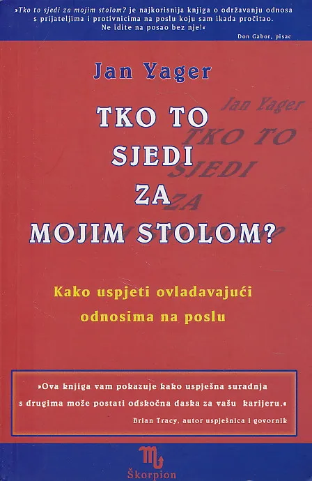 Tko to sjedi za mojim stolom?